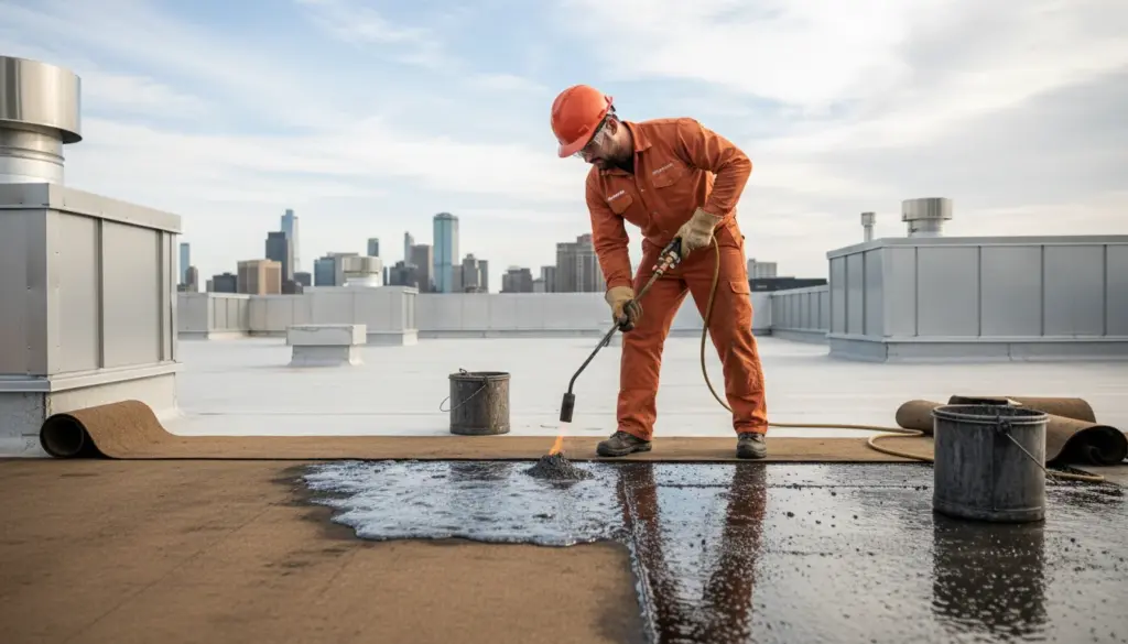 Atlanta Roofing built-up roofing (bur) services - Marietta