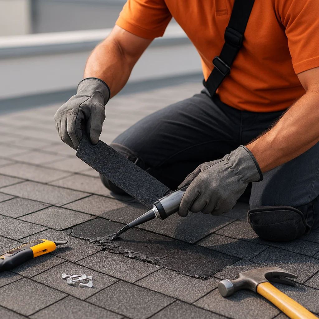 Atlanta Roofing damaged shingle repair services - Marietta